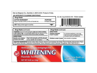 Anticavity and Antigingivitis Whitening .85oz.jpg image of container - Anticavity and Antigingivitis Whitening .85oz